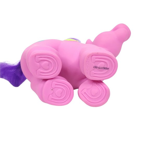 My Little Pony Horseshoe Pink Green Saddle 11 Inch Purple Hair Moon Stars Cloud - Picture 10 of 12